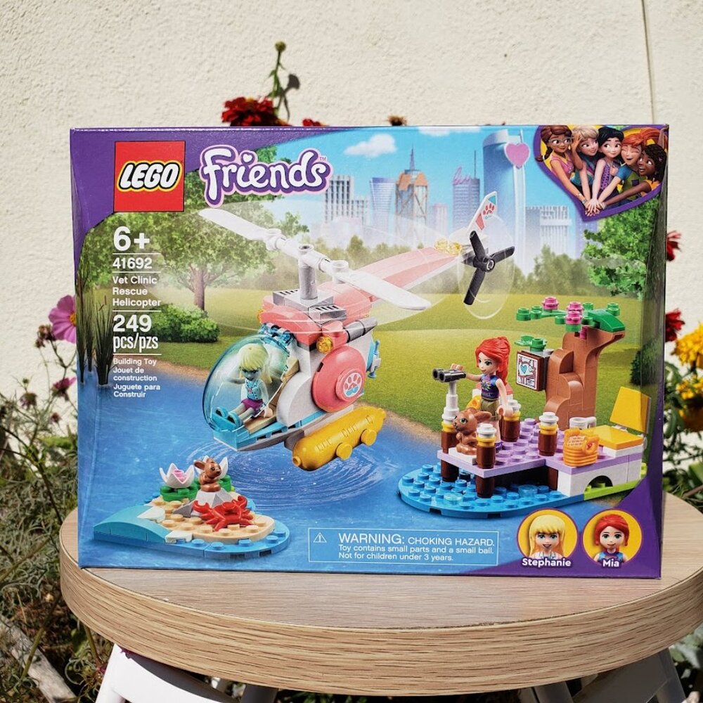 NEW LEGO FRIENDS Building Set Helicopter Vet Rescue 41692 Valentine's Day Gift 2